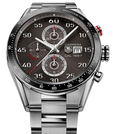 Tag Heuer Carrera CAR2A11.BA0799 Caliber 1887 Flyback Black Chronograph, steel bracelet Replica watch